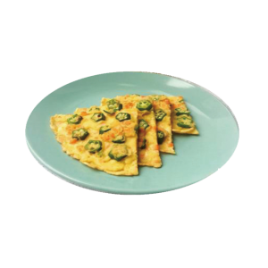 Okra omelette